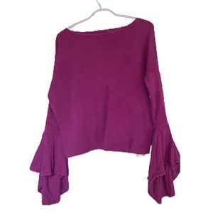 EXPRESS Boatneck long sleeve light sweater